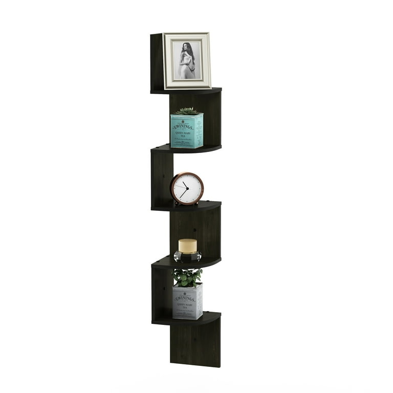 Wall Mounted Wooden Corner Shelf For Office & Home