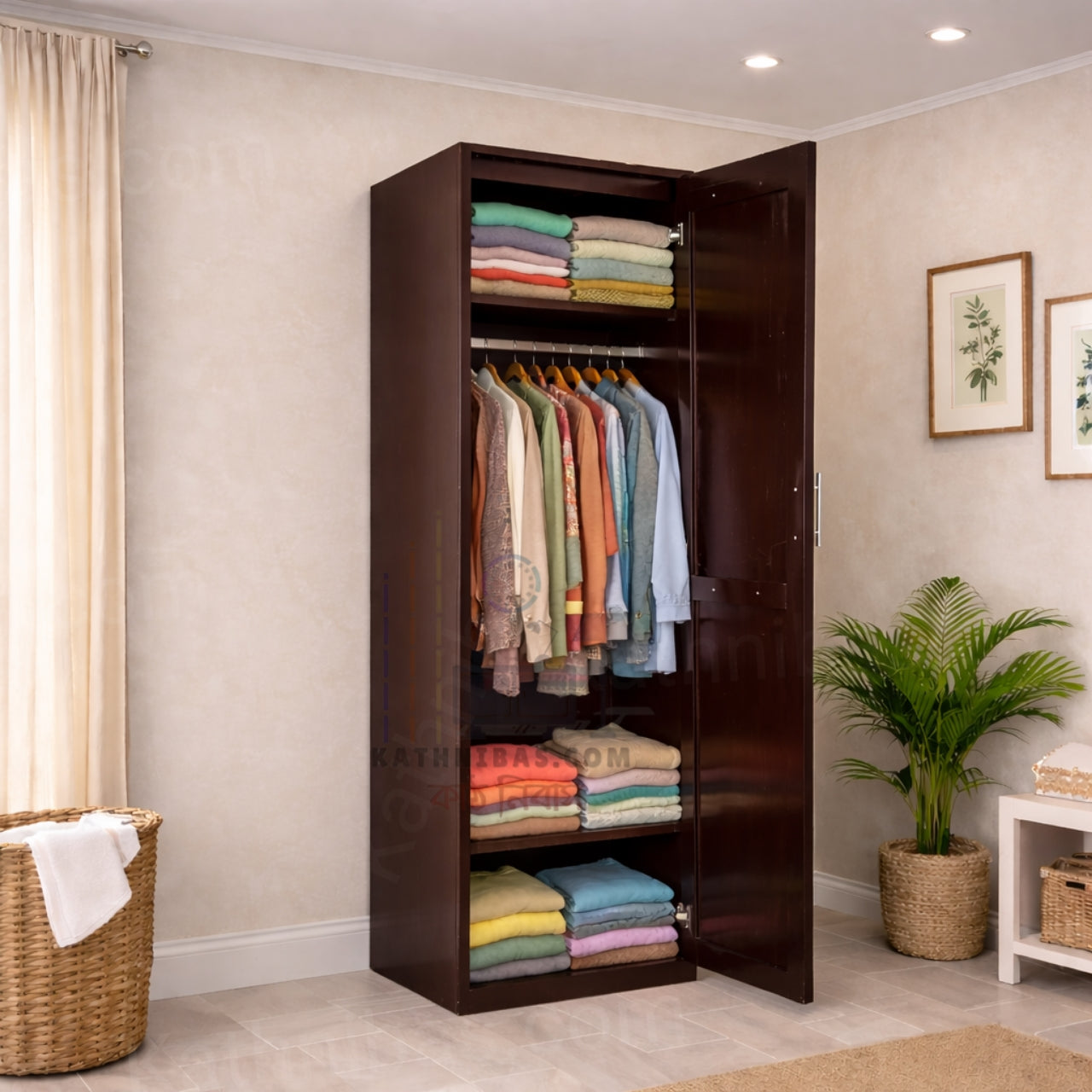 Luxury Finish Wooden Almirah – Long Lasting Quality Stylish Design