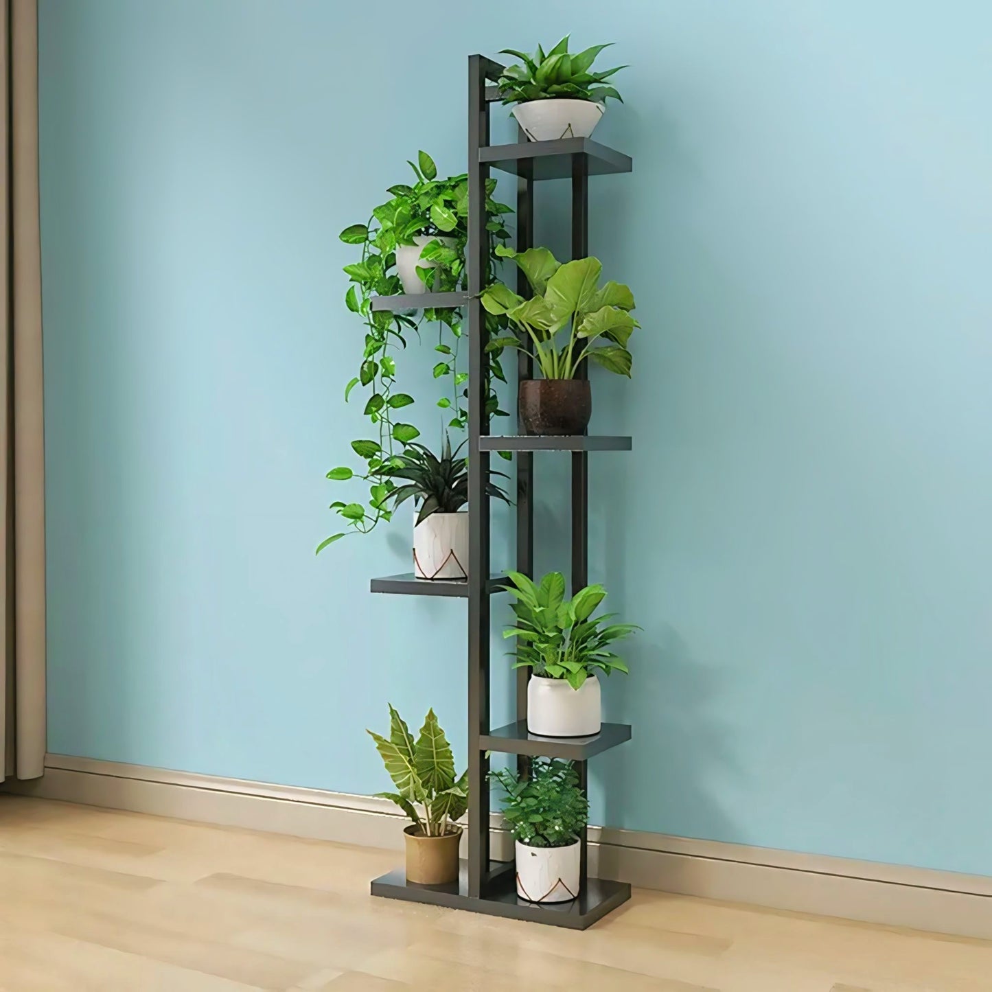 Wooden Flower Plant Stand for Living Room / 0ffice