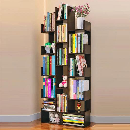 Wooden L-Shape Bookshelf For Office & Beautiful Home