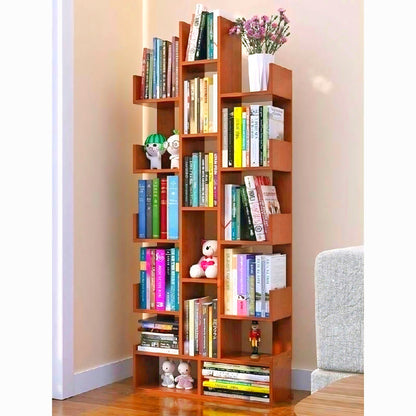 Wooden L-Shape Bookshelf For Office & Beautiful Home