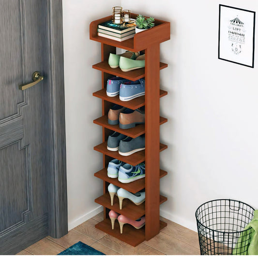 Modern Shoe Rack Organizer | Wooden Shoe Rack