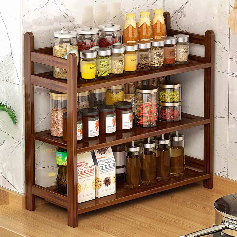 Wooden 3 Layer kitchen Shelf / Kitchen Rack