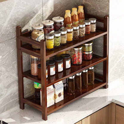 Wooden 3 Layer kitchen Shelf / Kitchen Rack