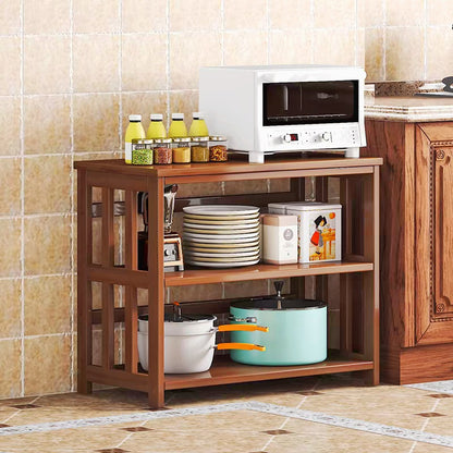 Wooden Mini Oven Rack For Your Beautiful Kitchen Storage