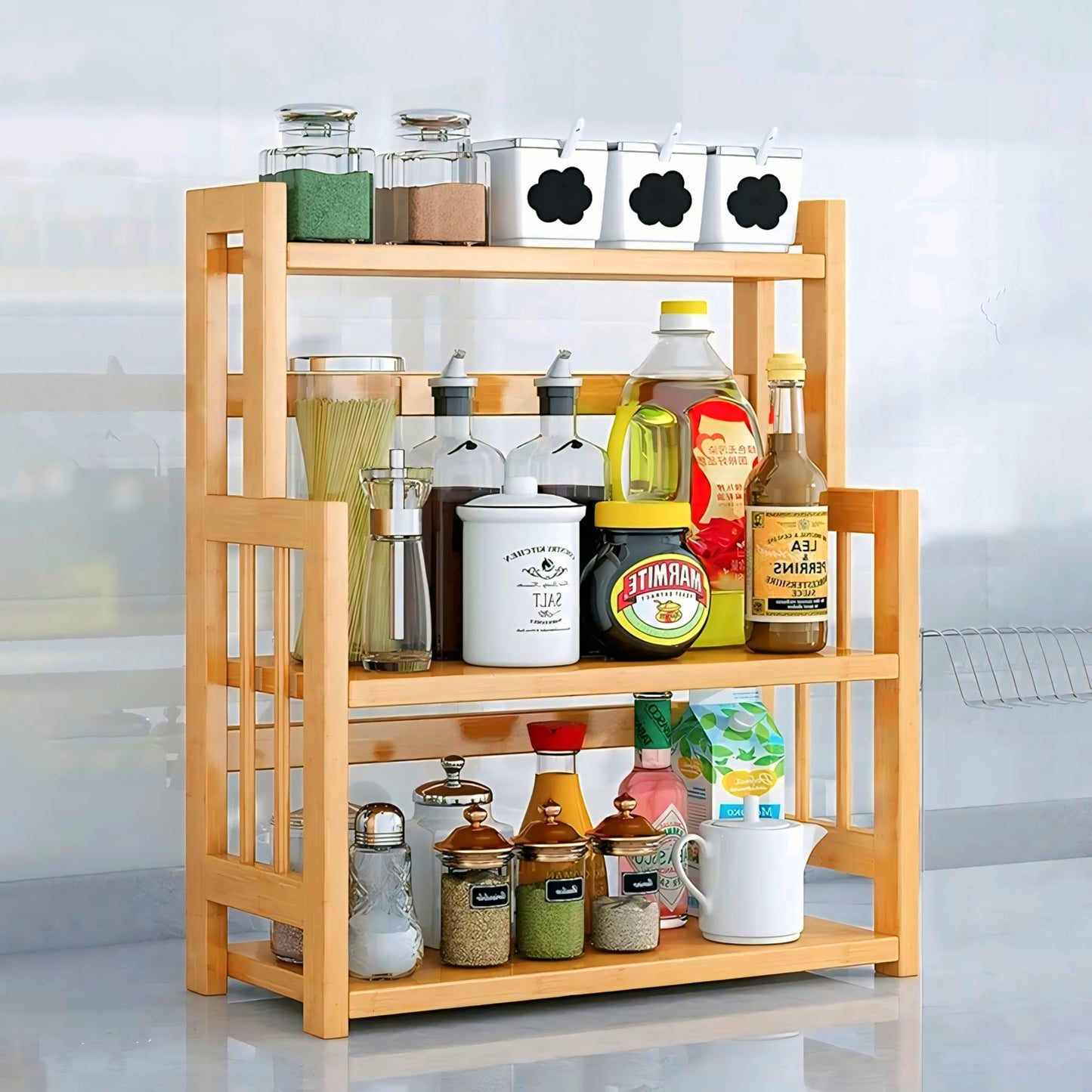 Excluvsive Wooden Kitchen Shelf / Wooden Kitchen Rack