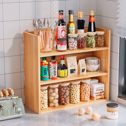 Kitchen shelf / Wooden kitchen rack