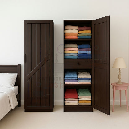 Wooden Mini Almirah | Colorful Clothes Organized in your beautiful Bedroom