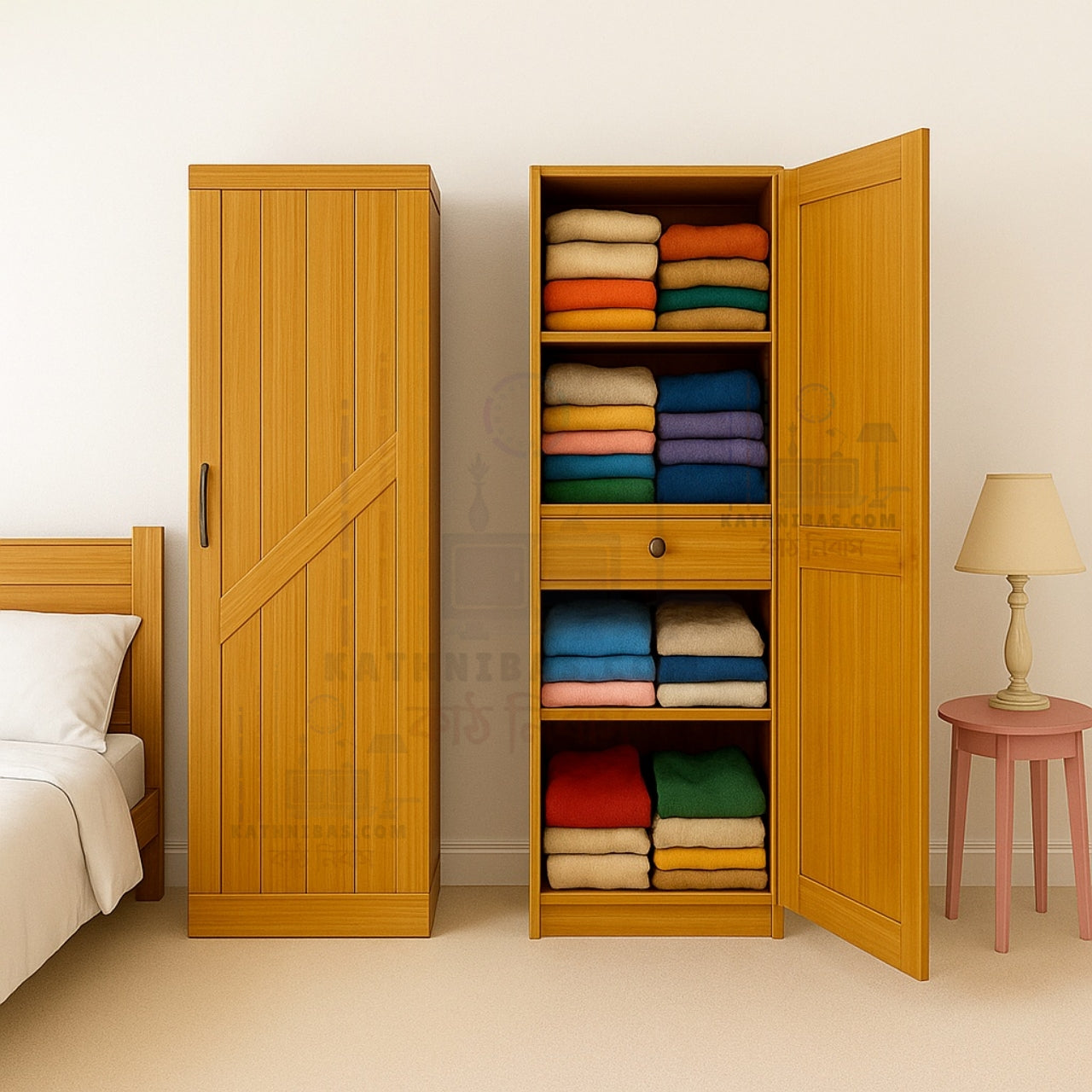 Mini Almirah | Exclusiven Wooden Almirah