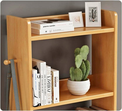 Wooden Bedside Table & Multi Functional Storage Shelf