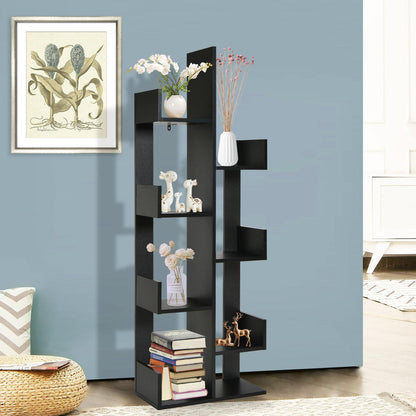 Wooden L-Shape Bookshelf For Office/Home