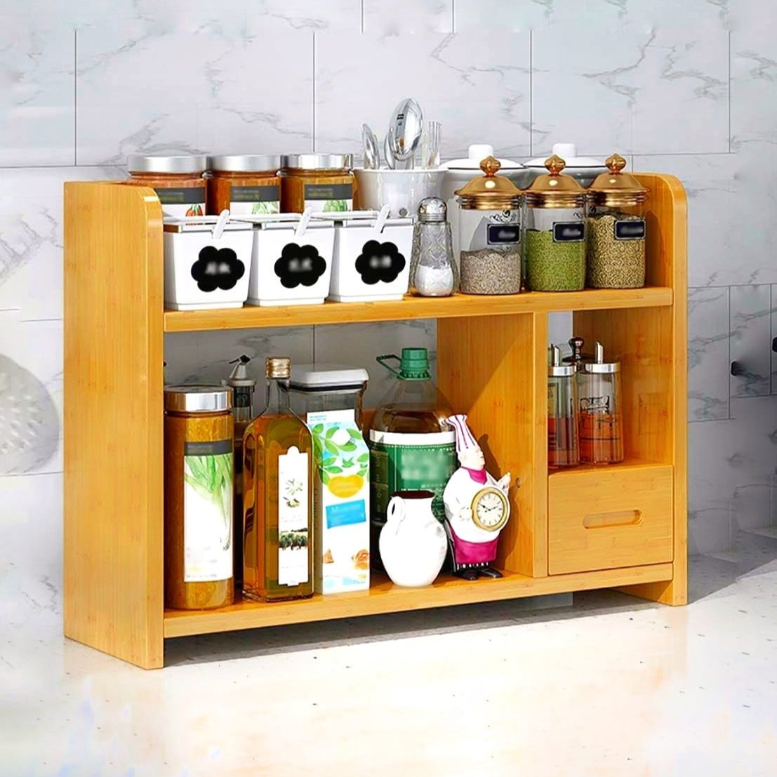 Kitchen shelf / Wooden kitchen rack