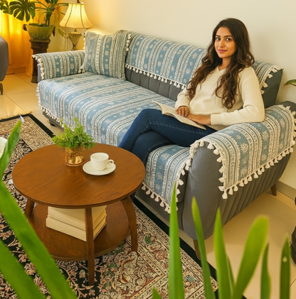 Wooden Rund Coffee Table for Living Room | premium look stylish design