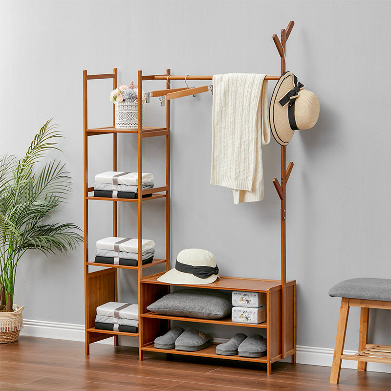 Bedroom Closets Storage Organizer | Wooden Clothes Stand | wooden Alna