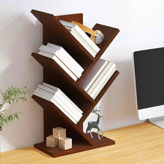 Wooden Tree Shaped Book Shelf For Office/Home