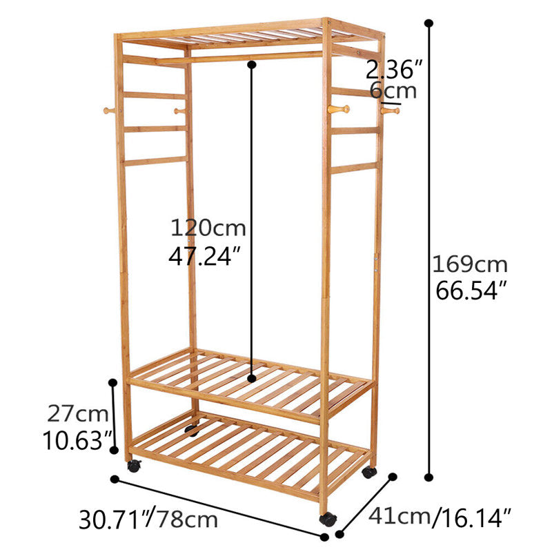 Wooden Anla | Wooden Clothes Stand