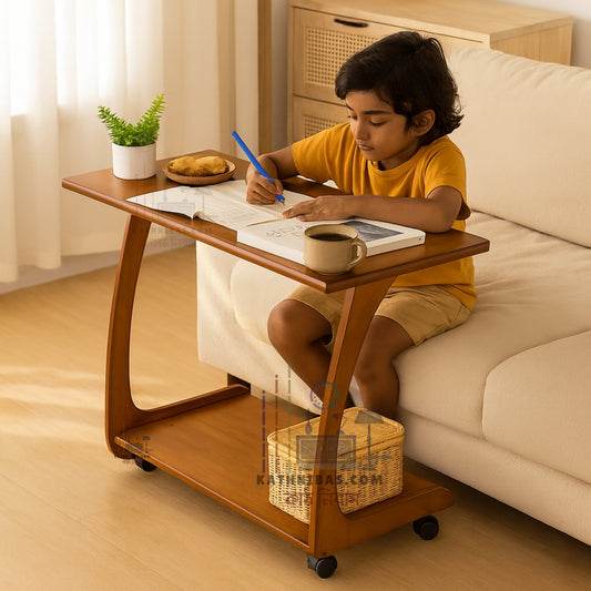 All-in-One Wooden Table    Perfect for Adults & Kids