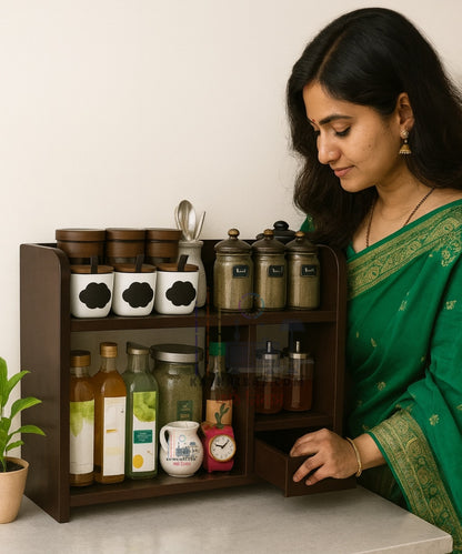 Kitchen shelf / Wooden kitchen rack