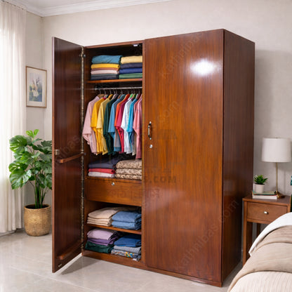 Premium Luxury Wooden Almirah – Stylish Look with Long-Lasting Useability